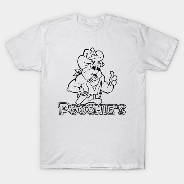 Poochi BnW T-Shirt by Heston Horwin